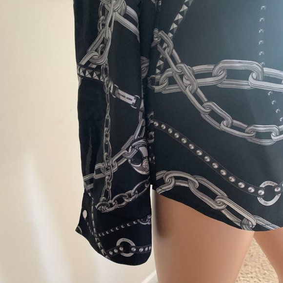 Micheal Kors Blouse with Zipper Closure Size M - Picture 4 of 8